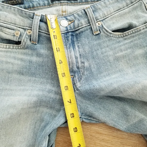 Lucky Brand Women's Straight Leg Denim Jean's Zip-up Candiani Fabric Ankle sz 25 - Picture 15 of 16